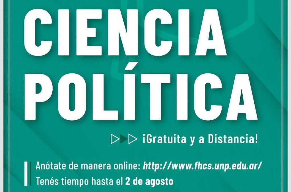 Se abren las Inscripciones para Licenciatura en Ciencias Políticas de la UNPA